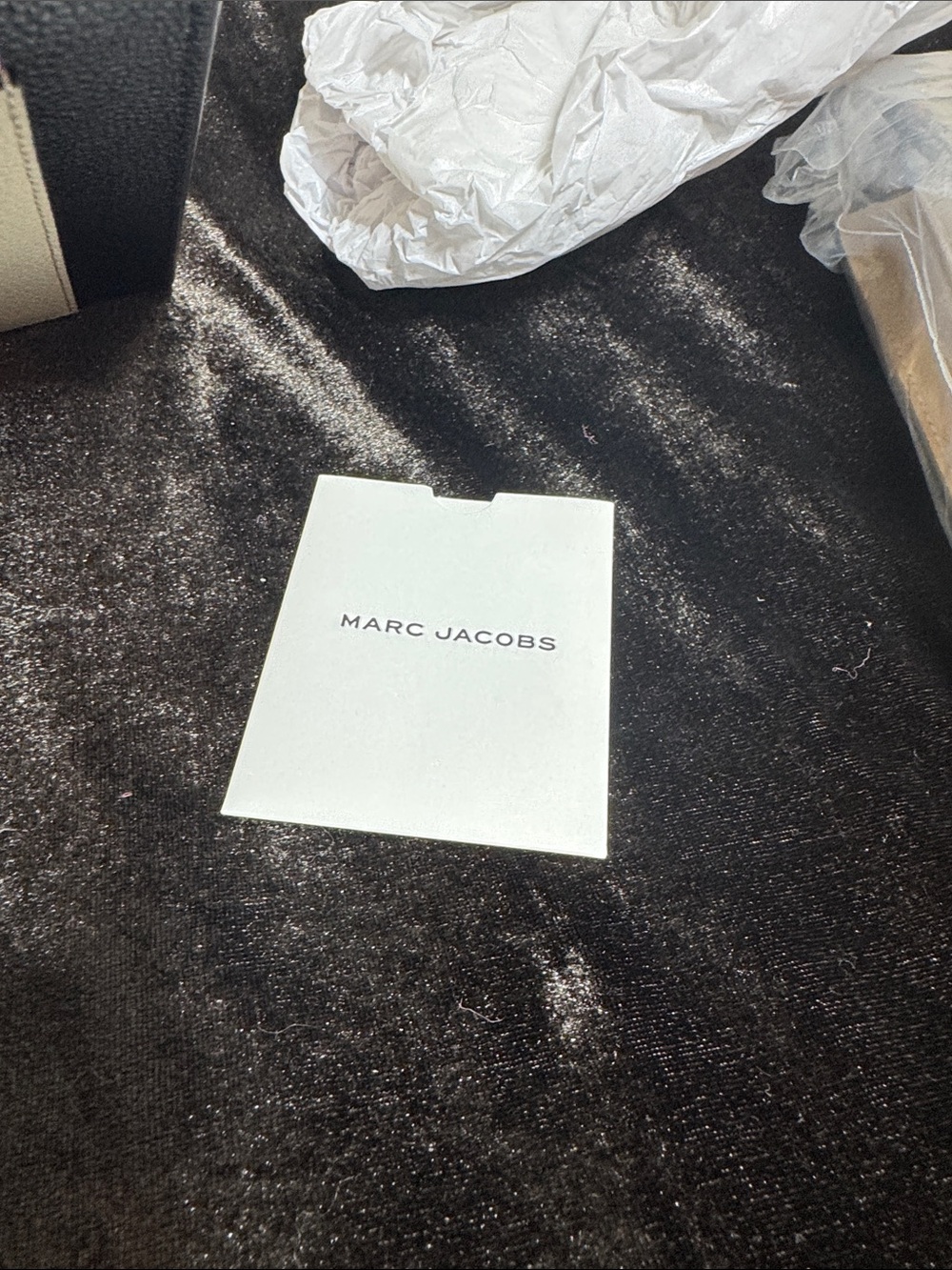 Marc Jacobs Black, Cream & Tan Pebbled Leather Small Tote Satchel - Picture 8 of 13